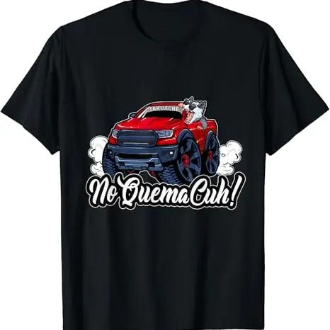 Funny Mexican Shirts, No Quema Cuh! Funny Mexican Takuache T-Shirt Menswear Top Casual Classic