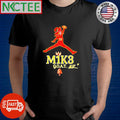 Funny Mike Evans M1k3 Goat signature logo parody crown Tampa Bay Buccaneers shirt