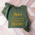 Funny Mom Sweatshirt, Manager Of Mischief Shirt, Wizard Mom Shirt, Mother's Day Shirt, Magical Mom Shirt, Fantastic Mom...