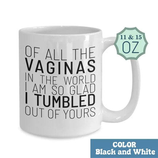 Funny Mother's Day Gift from Daughter - Hilarious Birthday & Christmas Mug for Mom, Perfect Mom Gift florida  girl ceramic coffee