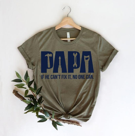 Funny Papa Birthday Shirtfixer Of Things Shirtpapa Tools Shirtpapa Shirtpapa Can Fix It Tool Box Shirtfather's Day Shirtgift For Papa  T-shirt, sweater and Hoodie