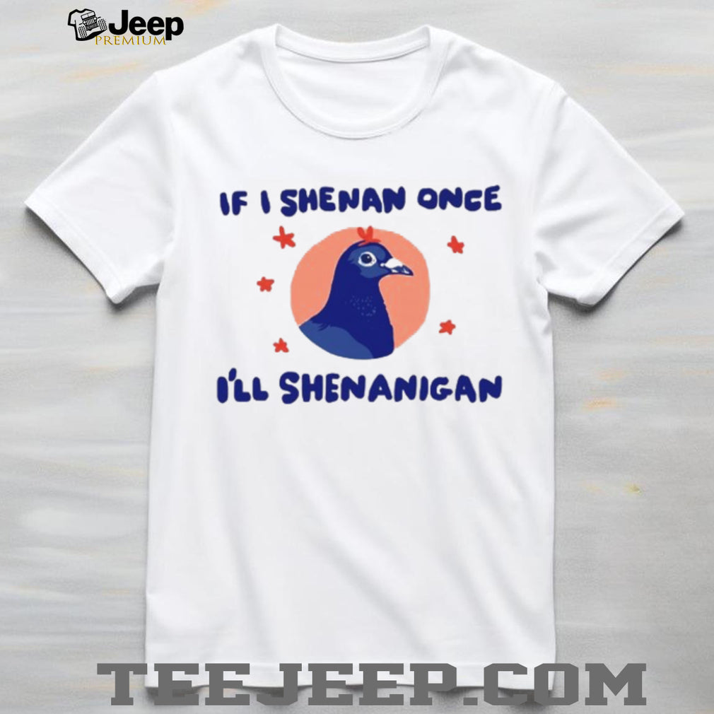 Funny Pigeon Shenanigan Bird Pun Graphic T Shirt