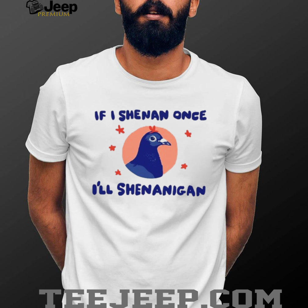 Funny Pigeon Shenanigan Bird Pun Graphic T Shirt