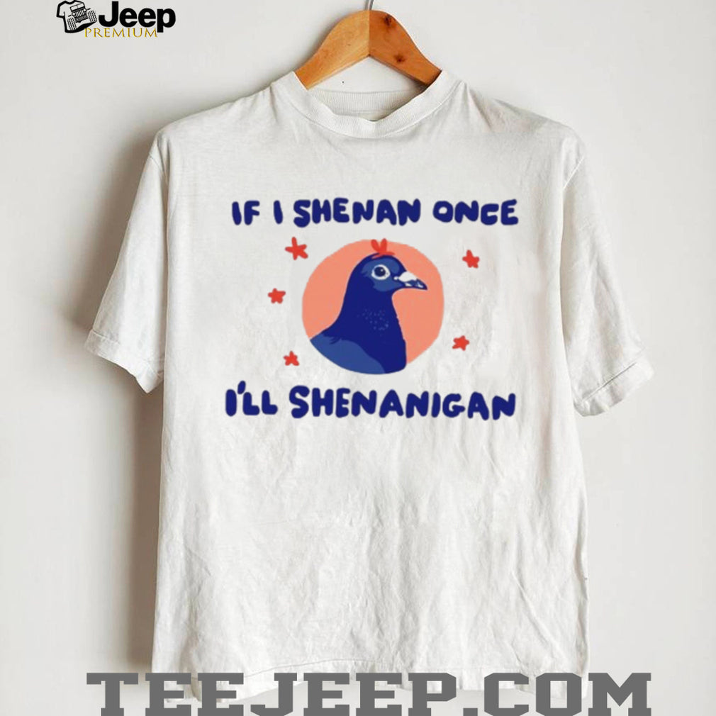 Funny Pigeon Shenanigan Bird Pun Graphic T Shirt