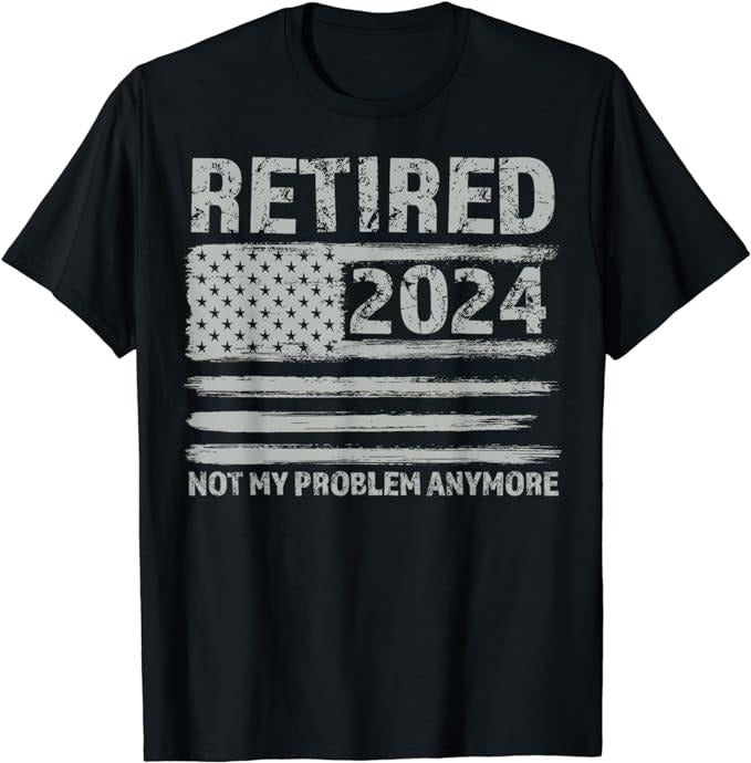 Funny Retirement Shirts, Retired 2024 Decoration Men Women Retirement T-Shirt Menswear Top Casual Cotton Unisex Hoodie,...