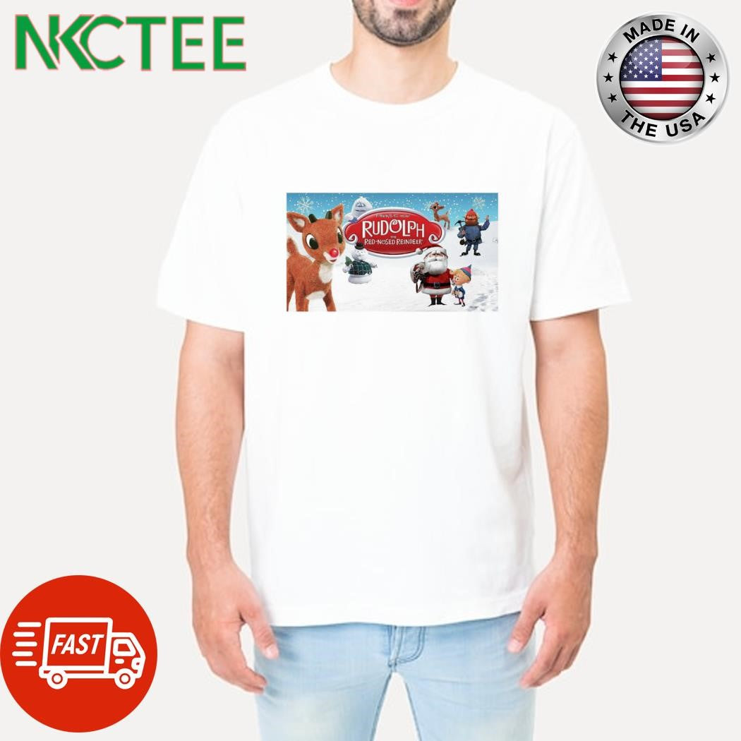 Funny Rudolph the Red-Nosed Reindeer 1964 Christmas shirt