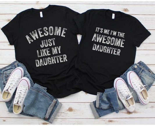Funny Shirt For Men Awesome Like My Daughter Fathers Dad Gift Gift From Daughter Husband Gift Funny Dad Shirt Funny Dad T-shirt Daddy  T-shirt, sweater and Hoodie