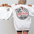 Funny Skeleton Coffee When You're Dead Inside But It's Christmas 2 Sides Sweatshirt Hoodie, Merry Christmas Skeleton...