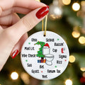 Funny Skibidi Rizzmas Gen Alpha Slang Christmas Ornament, Christmas Family Gift, Trendy Holiday Gift, Skibidi Toilet...
