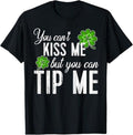 Funny St Patricks Day TShirt Waitress Bartender Waiter Tips T-Shirt