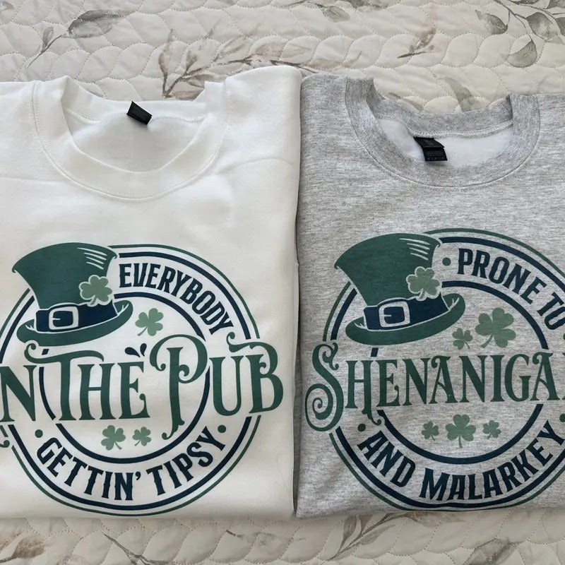 Funny St. Patrick's Day Sweatshirts Comfy St. Patrick's Day Sweatshirt T-Shirts, Hoodie | PureTeeCo.com