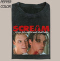 Funny Stu Macher & Billy Loomis Scream T-Shirt Vintage Halloween Movie Graphic Tee Gift For Boyfriend Unisex T-Shirt...