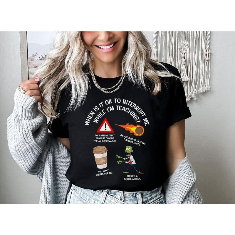 Funny Teacher Shirt, Funny Back to School Shirt for Teachers, First Day of School T-Shirt Hoodie, Sweatshirt | PureTeeCo.com