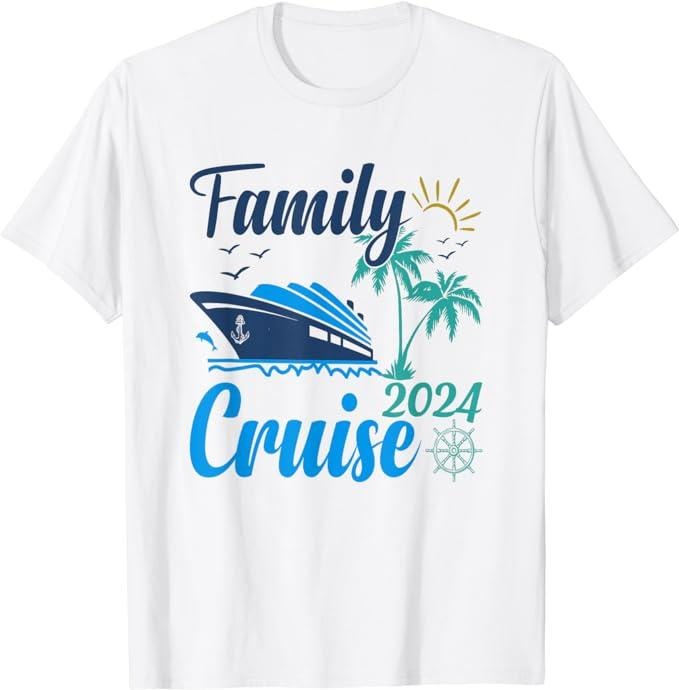 Funny Vacation Shirt, Family Cruise 2024 Funny Summer Vacation Cruise Ship Lover T-Shirt Menswear Casual Cotton Hoodie,...