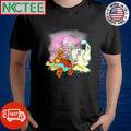 Funny Vintage 2000 Scooby Doo Shaggy Ghost Castle Cartoon shirt