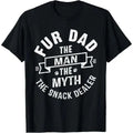 Fur Dad Man Myth Snack Dealer Funny Paw Cat Dog Father's Day T-Shirt  Made in USA Hoodie, Sweatshirt | PureTeeCo.com