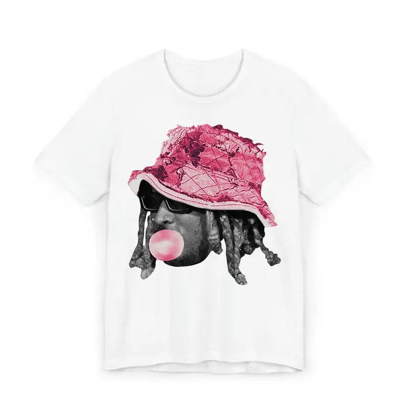 Futureee PINK Bubblegum Big Face Rap Tee - Must-Have Graphic Design Shirt Hoodie, Sweatshirt | PureTeeCo.com