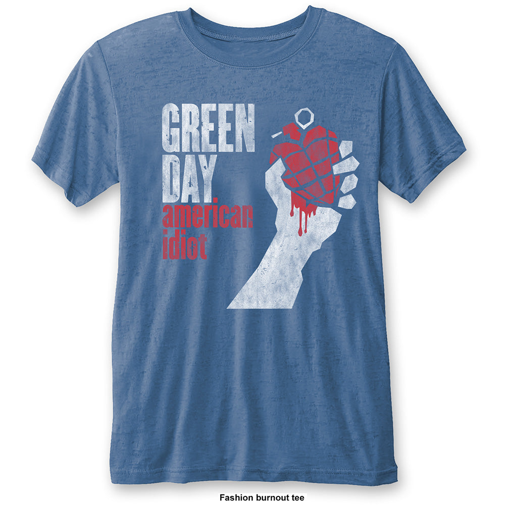 Green Day Burn Out T-Shirt - American Idiot Hoodie, Sweatshirt | PureTeeCo.com