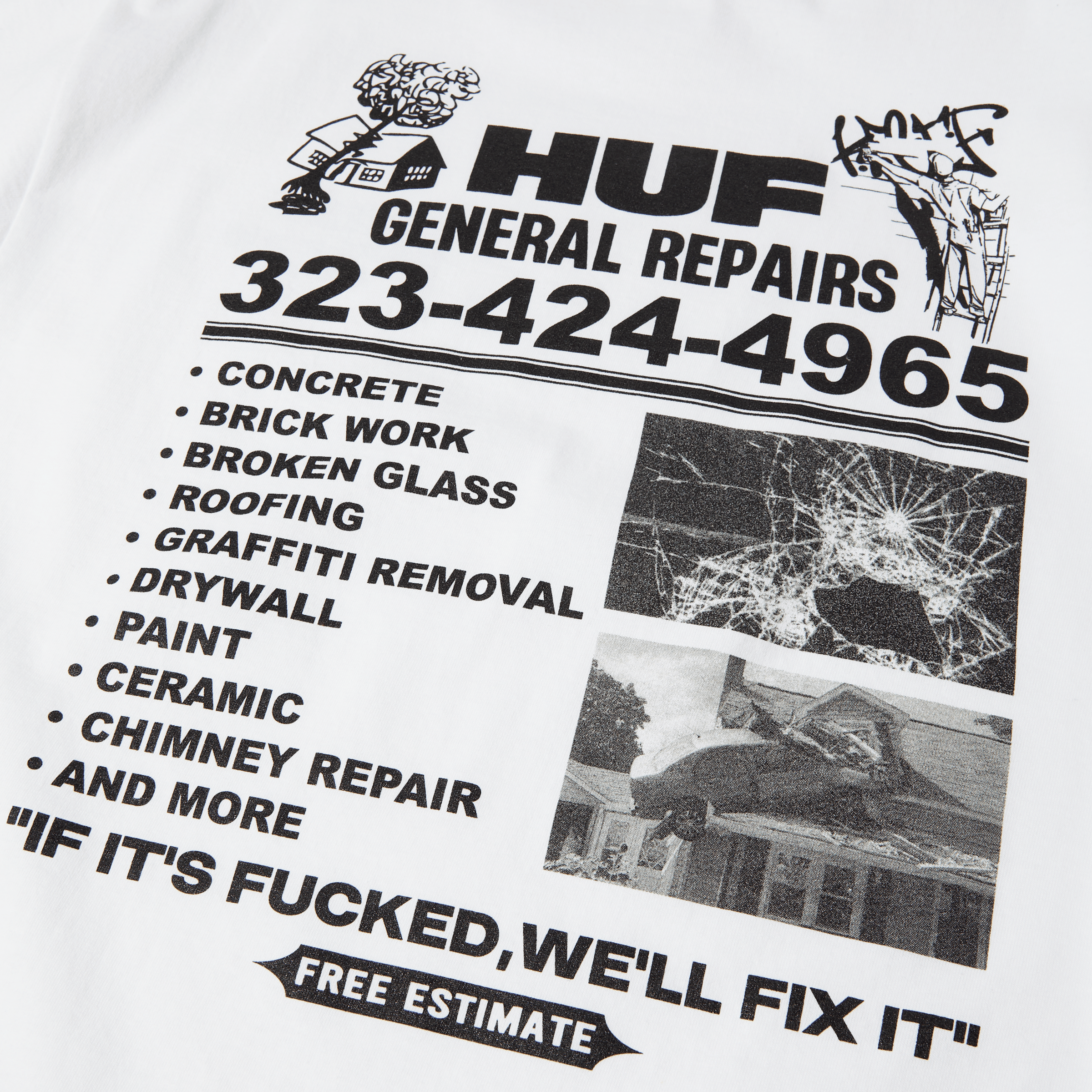 General Repairs T-Shirt Hoodie, Sweatshirt | PureTeeCo.com (Image 3)