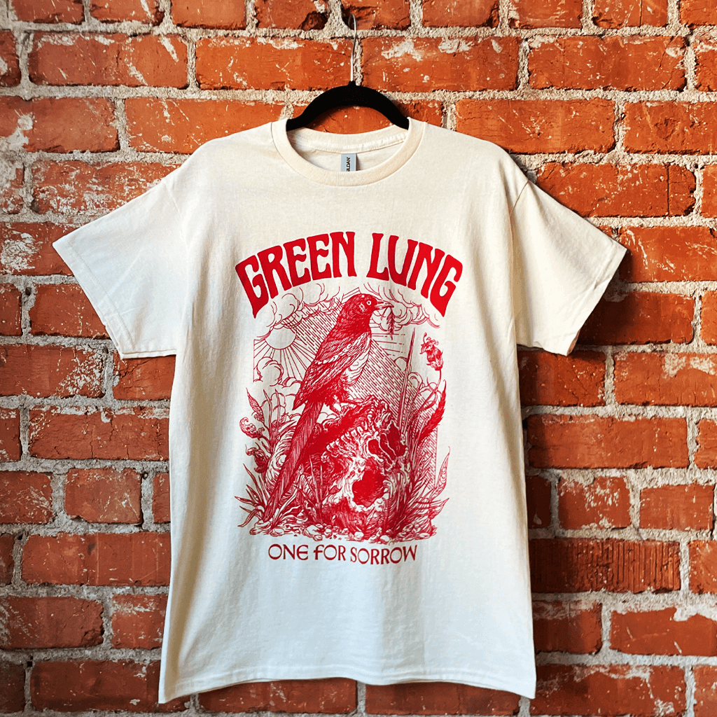 One for Sorrow Natural T-Shirt Hoodie, Sweatshirt | PureTeeCo.com (Image 3)