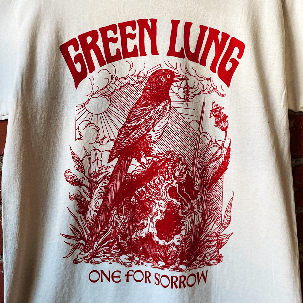 One for Sorrow Natural T-Shirt Hoodie, Sweatshirt | PureTeeCo.com (Image 2)