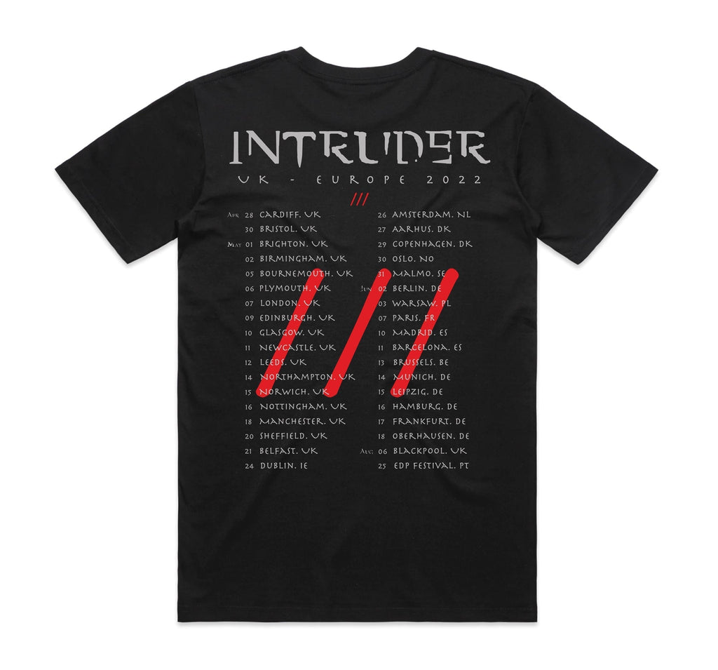 Intruder Tour Dates T-Shirt Hoodie, Sweatshirt | PureTeeCo.com (Image 2)
