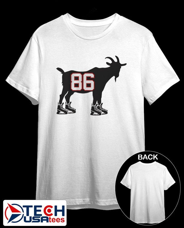 GOAT 86 Jack Hughes Team USA Hockey shirt