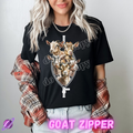 ZIPPER RUN-GOAT ZIPPER-UNISEX TEE ADULTS/KIDS PREORDER CLOSING 1/29 ETA APRIL Hoodie, Sweatshirt | PureTeeCo.com (Image 1)