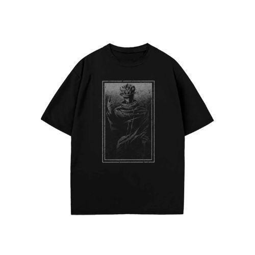 GOJO DEVINE SORCERER OVERSIZE T-SHIRT, MEN SHORTSLEEVE T-SHIRT, ANIME UNISEX T-SHIRT Menswear Top Hoodie, Sweatshirt