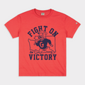 Gonzaga "Fight on to Victory" Vintage Heavyweight Tee Hoodie, Sweatshirt | PureTeeCo.com