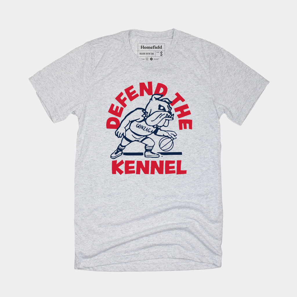Vintage Defend the Kennel Gonzaga Basketball Tee Style001 Hoodie, Sweatshirt | PureTeeCo.com