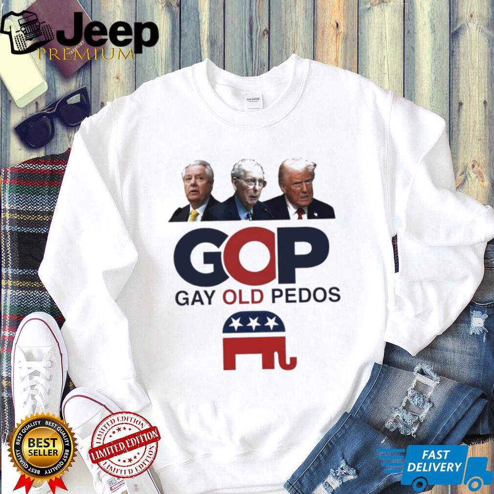 GOP Gay Old People Republican Party logo shirt
