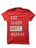 EAT. SLEEP. GOT7. REPEAT. KPOP. T-Shirt Hoodie, Sweatshirt | PureTeeCo.com