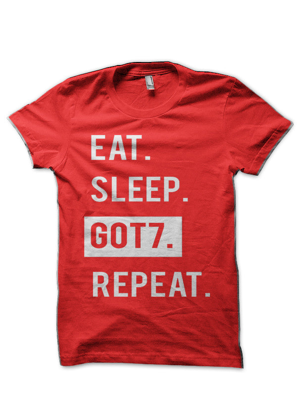 EAT. SLEEP. GOT7. REPEAT. KPOP. T-Shirt Hoodie, Sweatshirt | PureTeeCo.com