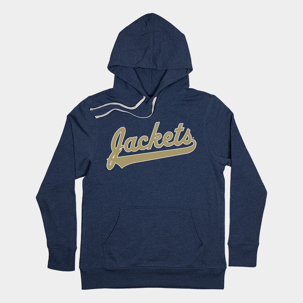 Georgia Tech '90s Baseball Script Hoodie T-Shirts, Sweatshirt | PureTeeCo.com (Image 1)
