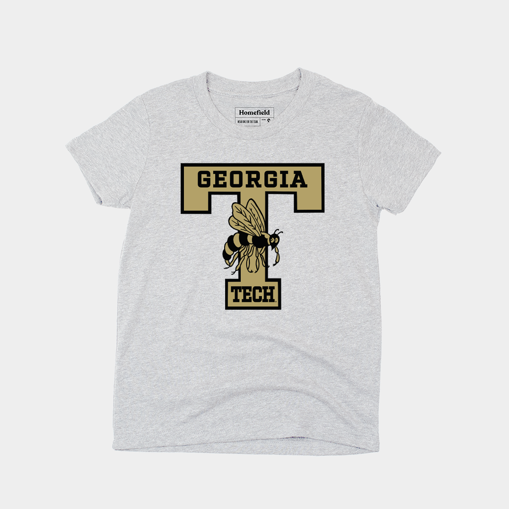 Georgia Tech Classic T Logo Youth Tee Style001 Hoodie, Sweatshirt | PureTeeCo.com