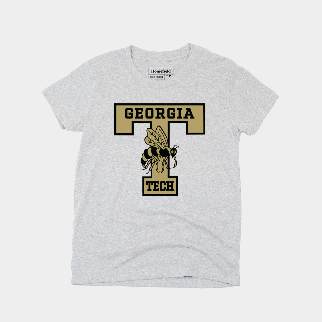 Georgia Tech Classic T Logo Youth Tee Style001 Hoodie, Sweatshirt | PureTeeCo.com