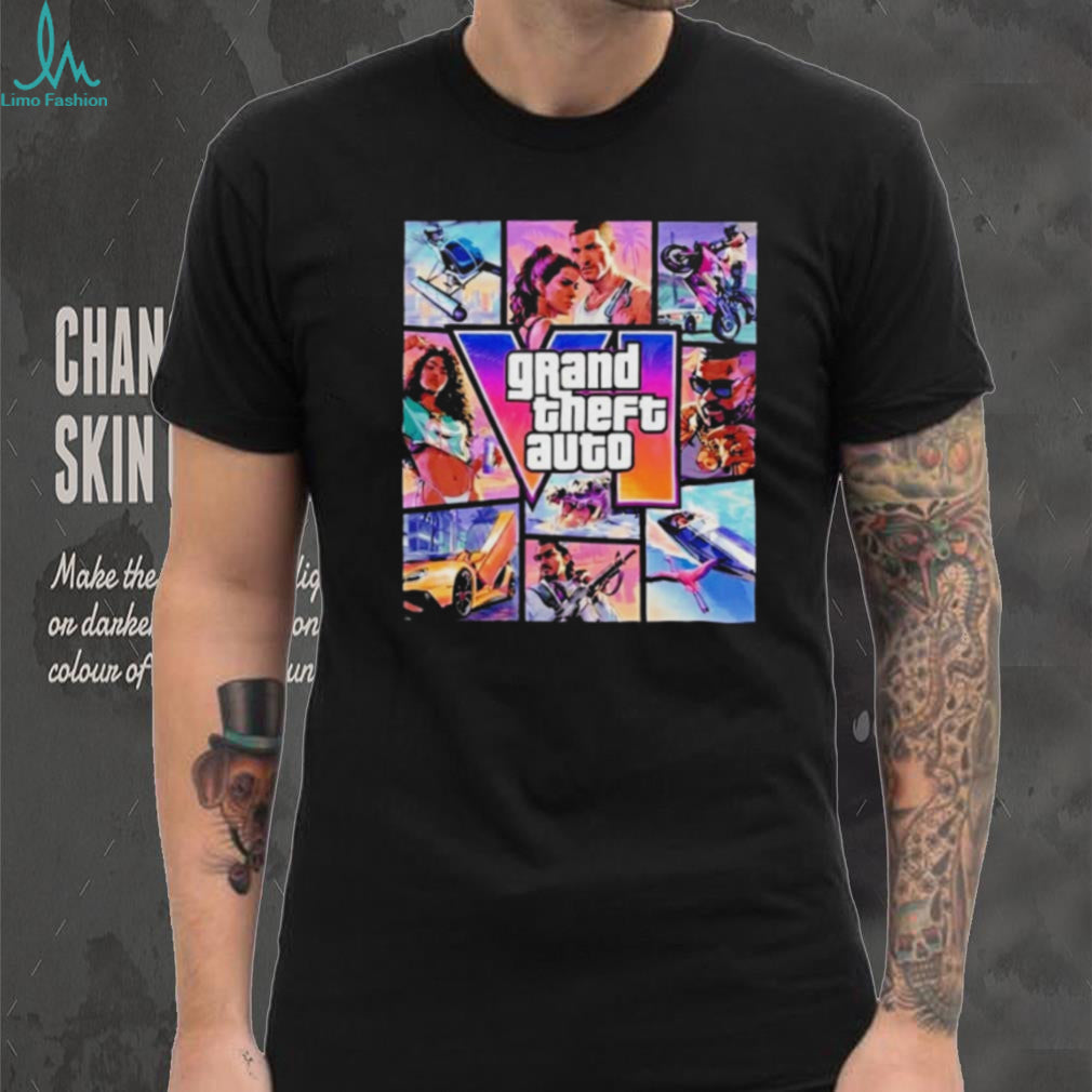GTA 6 Vice City Stories graphic shirt