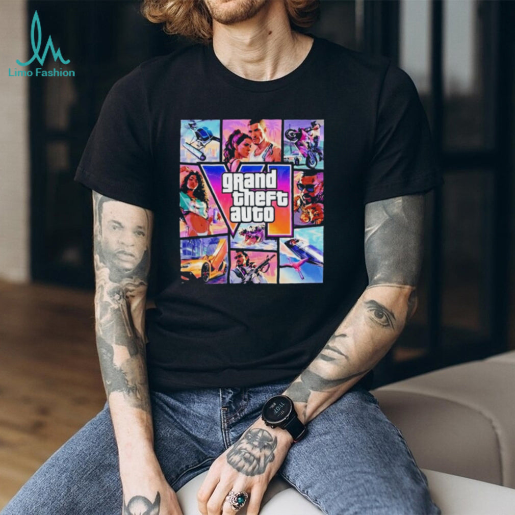 GTA 6 Vice City Stories graphic shirt