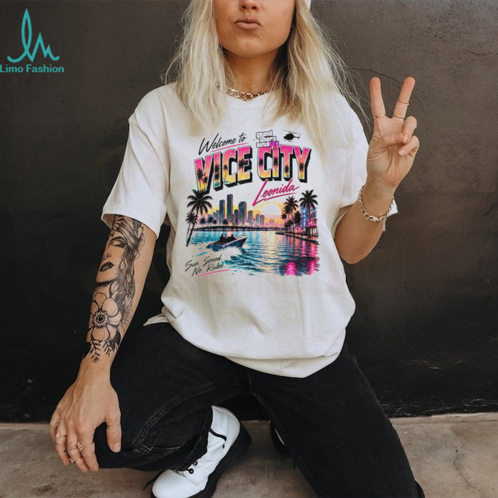 GTA 6 Welcome to Vice City No Rules sun speed no rules shirt