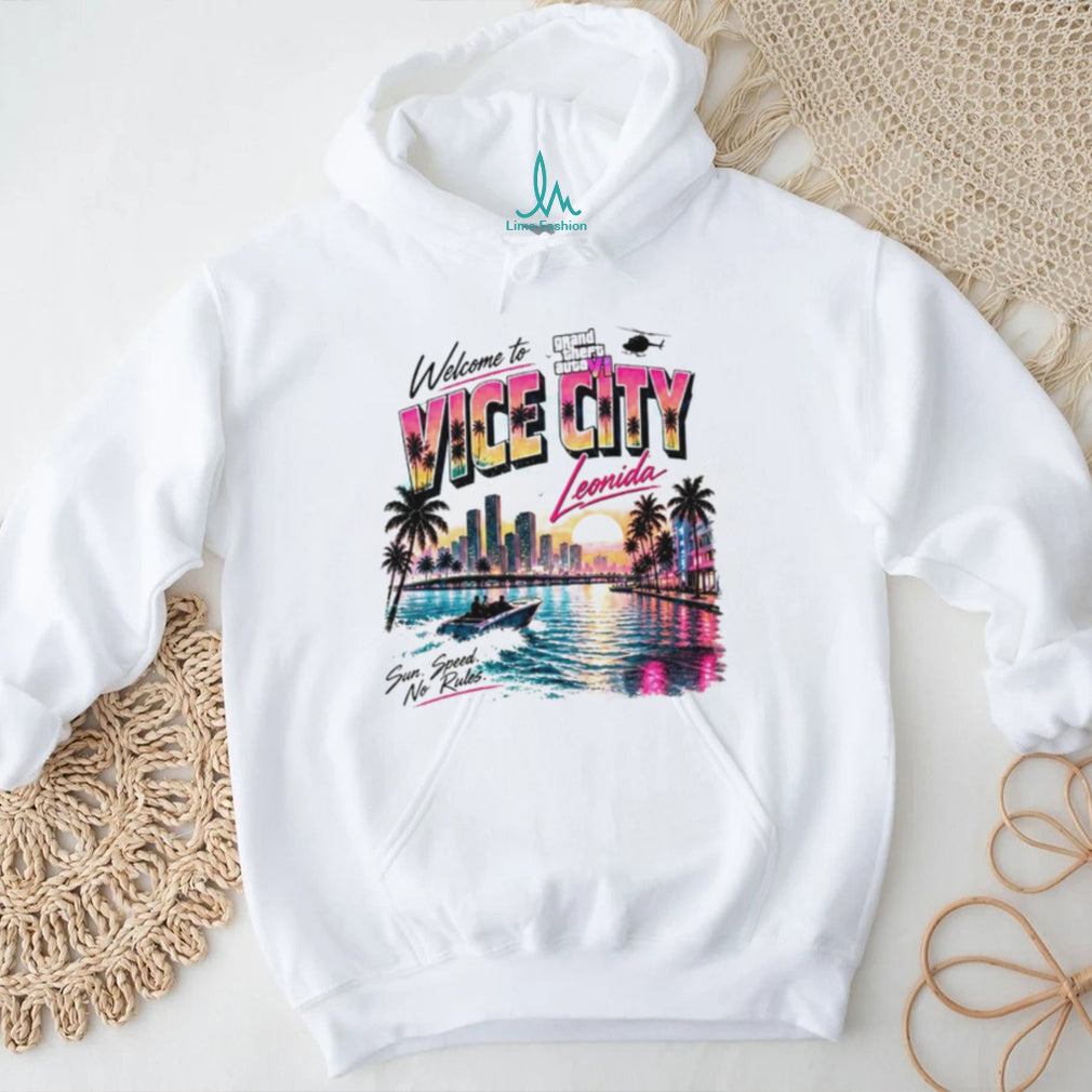 GTA 6 Welcome to Vice City No Rules sun speed no rules shirt