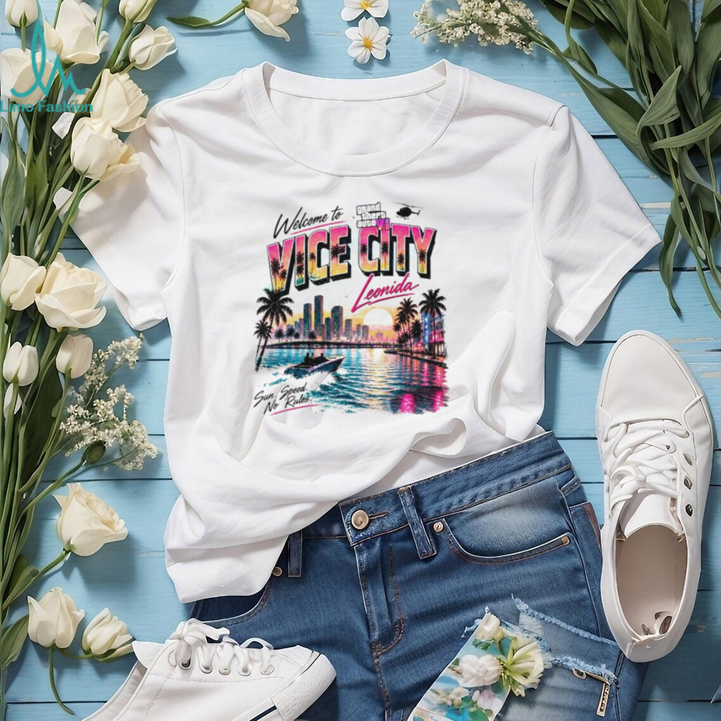 GTA 6 Welcome to Vice City No Rules sun speed no rules shirt