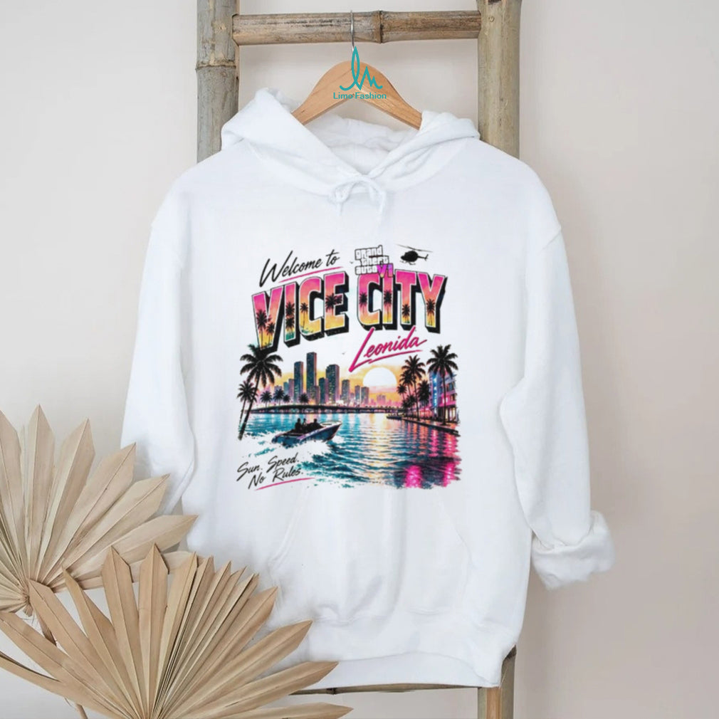 GTA 6 Welcome to Vice City No Rules sun speed no rules shirt