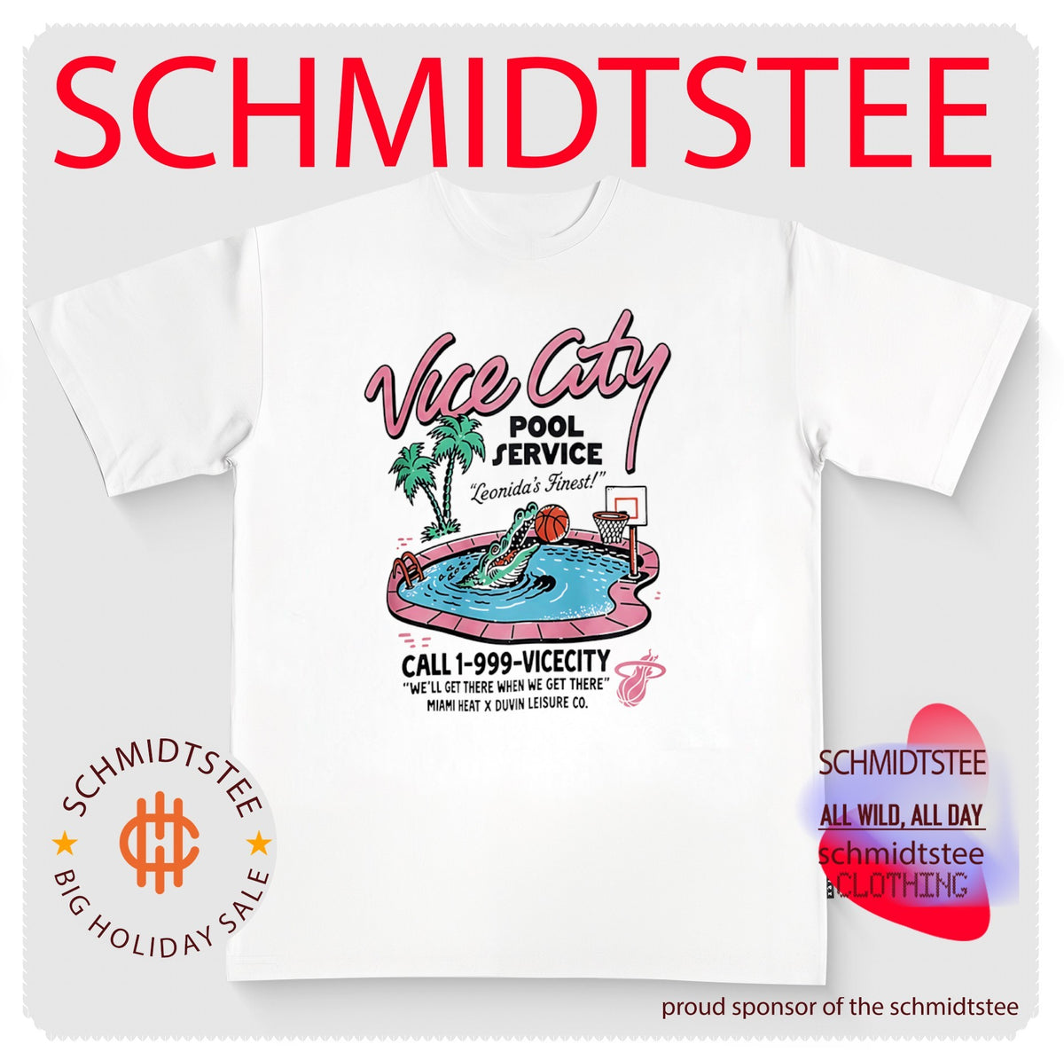 GTA Vice City Pool Service Call 1-999 Vicecity shirt