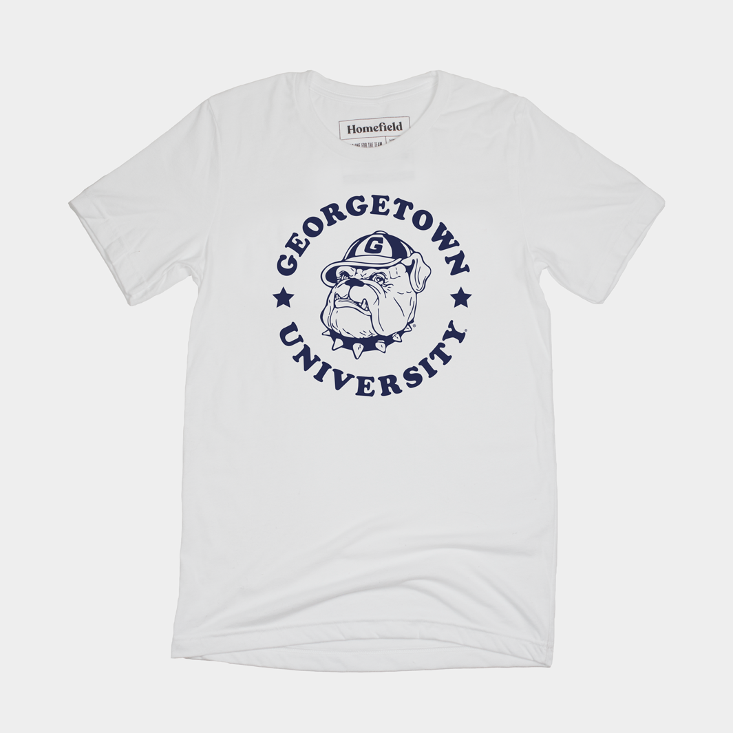 Retro Georgetown Hoyas White T-Shirt Hoodie, Sweatshirt | PureTeeCo.com