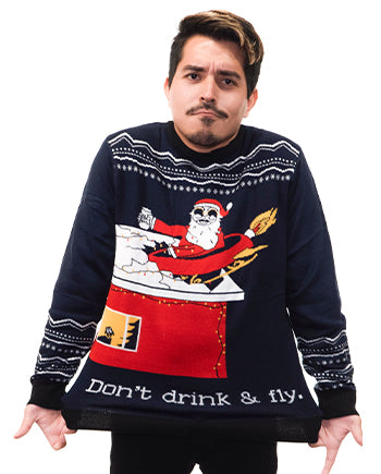 Ugly Sweater – Dont Drink n Fly Men’s
