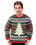 Christmas Tree Ugly Sweater Men’s