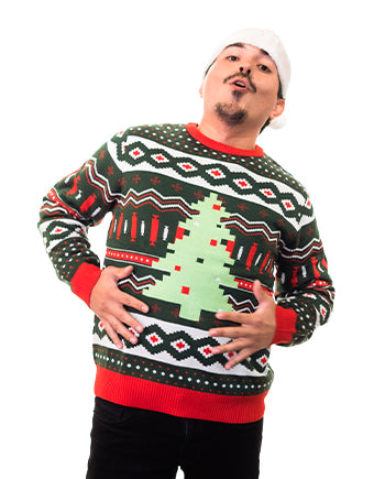 Christmas Tree Ugly Sweater Men’s