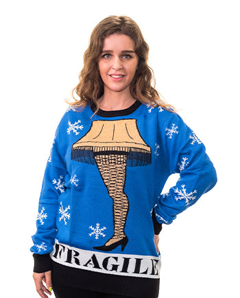 A Christmas Story Fragile Ugly Christmas Sweater Women’s