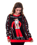 Santa’s Ho’s Ugly Christmas Sweater Women’s